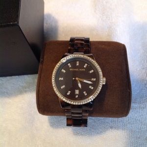 Tortoise Watch by Michael Kors